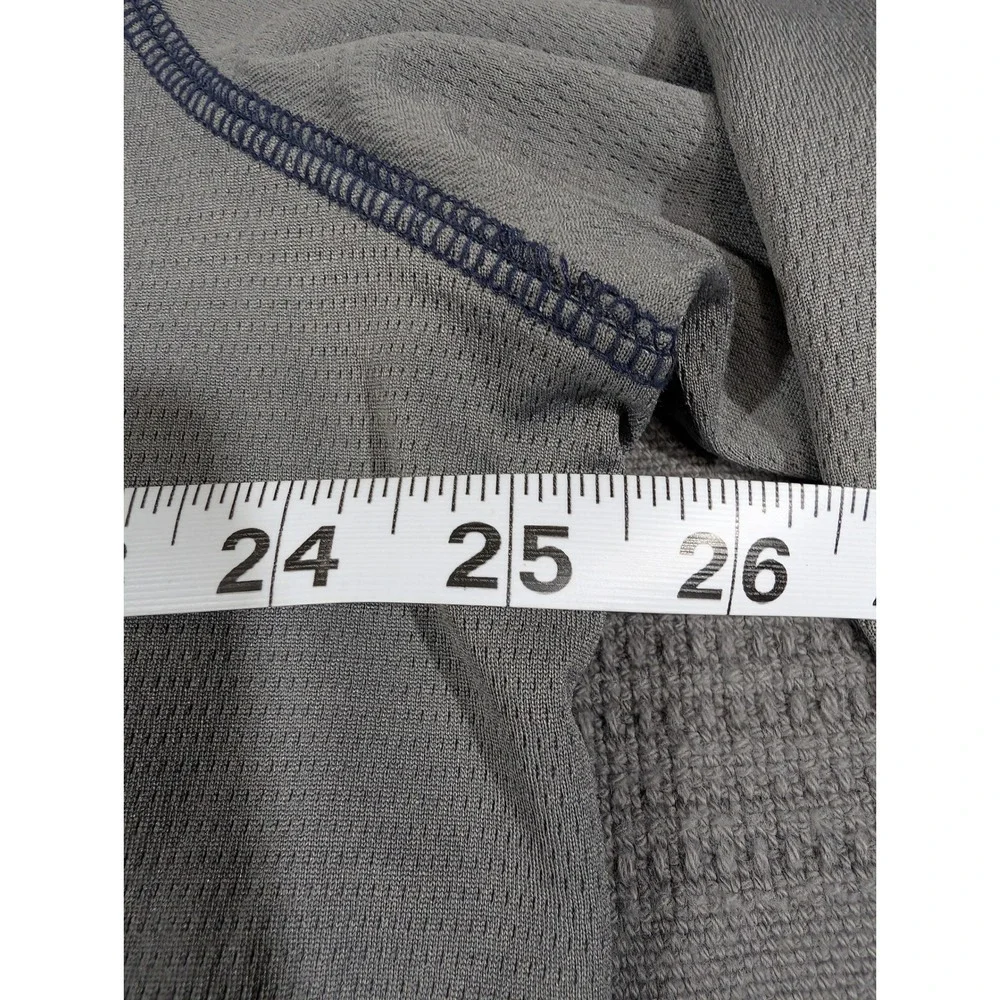 NFL Team Apparel Seattle Seahawks TX3 Cool Quarter Zip Pullover Gray Mens 2XL